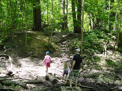 father's day outside in ravine