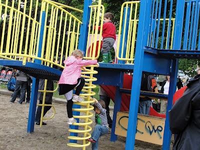 kids in playground