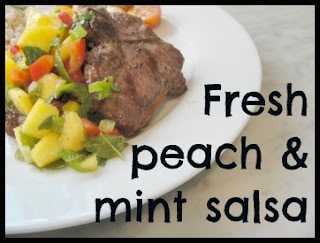 peach salsa