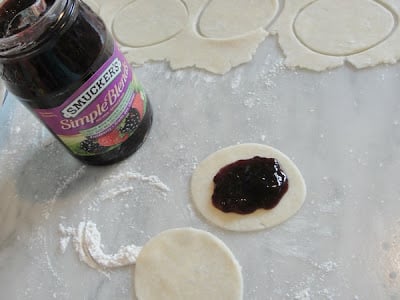 Smucker's filling on pie crust