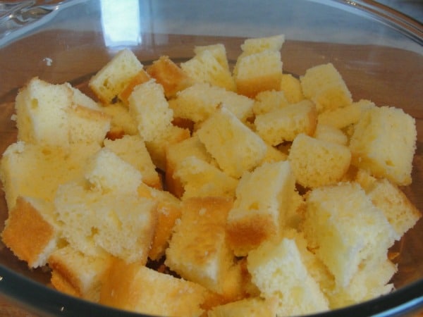 pound cake cubes