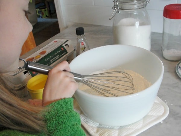 mixing dry ingredients