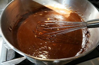 thickened chocolate pudding