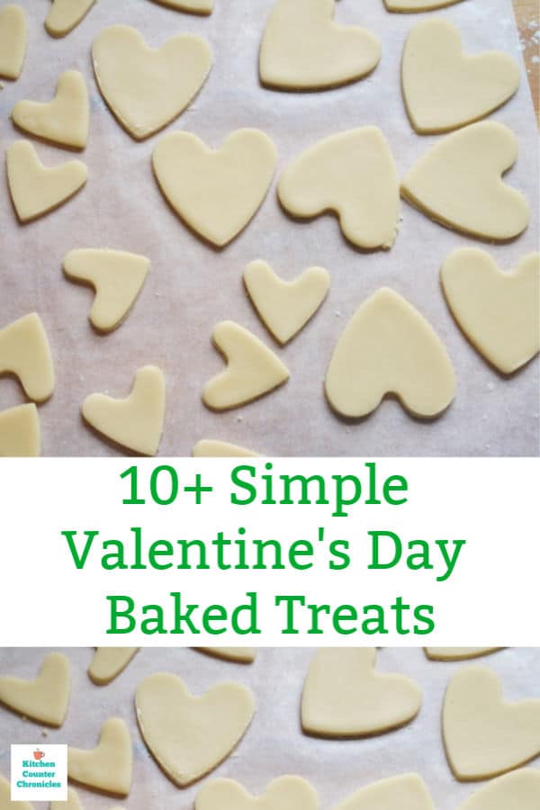 heart shaped cookies unbaked on baking sheet