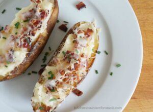 loaded twice baked potatoes