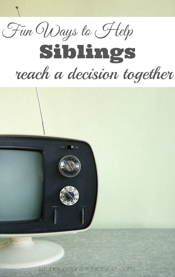 Fun Ways to Help Siblings Reach a Decision Together